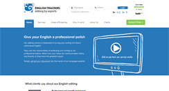 Desktop Screenshot of englishtrackers.com